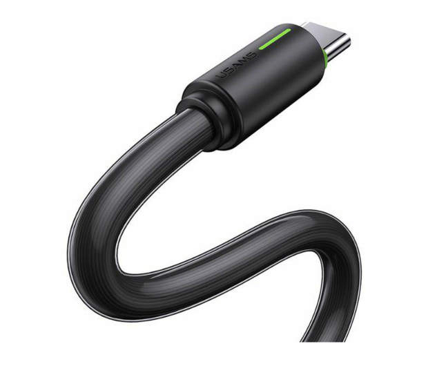 USAMS Kabel USB-C 3A YU Series 1mUSB-C/USB-A czarny - 1569084 - zdjęcie